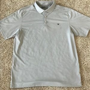 Men’s Callaway light gray golf polo size L